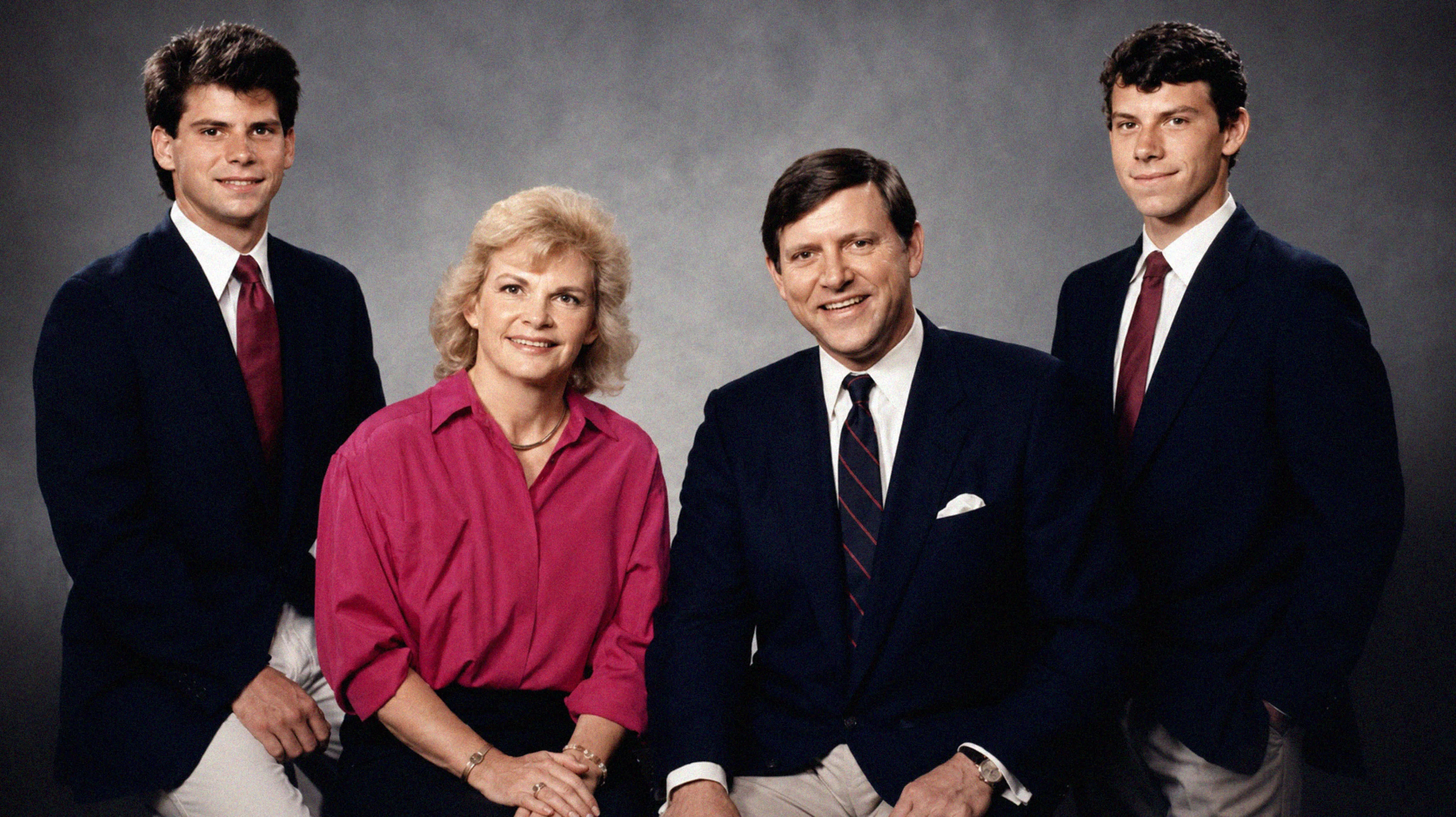 A família Menendez antes dos assassinatos de 1989