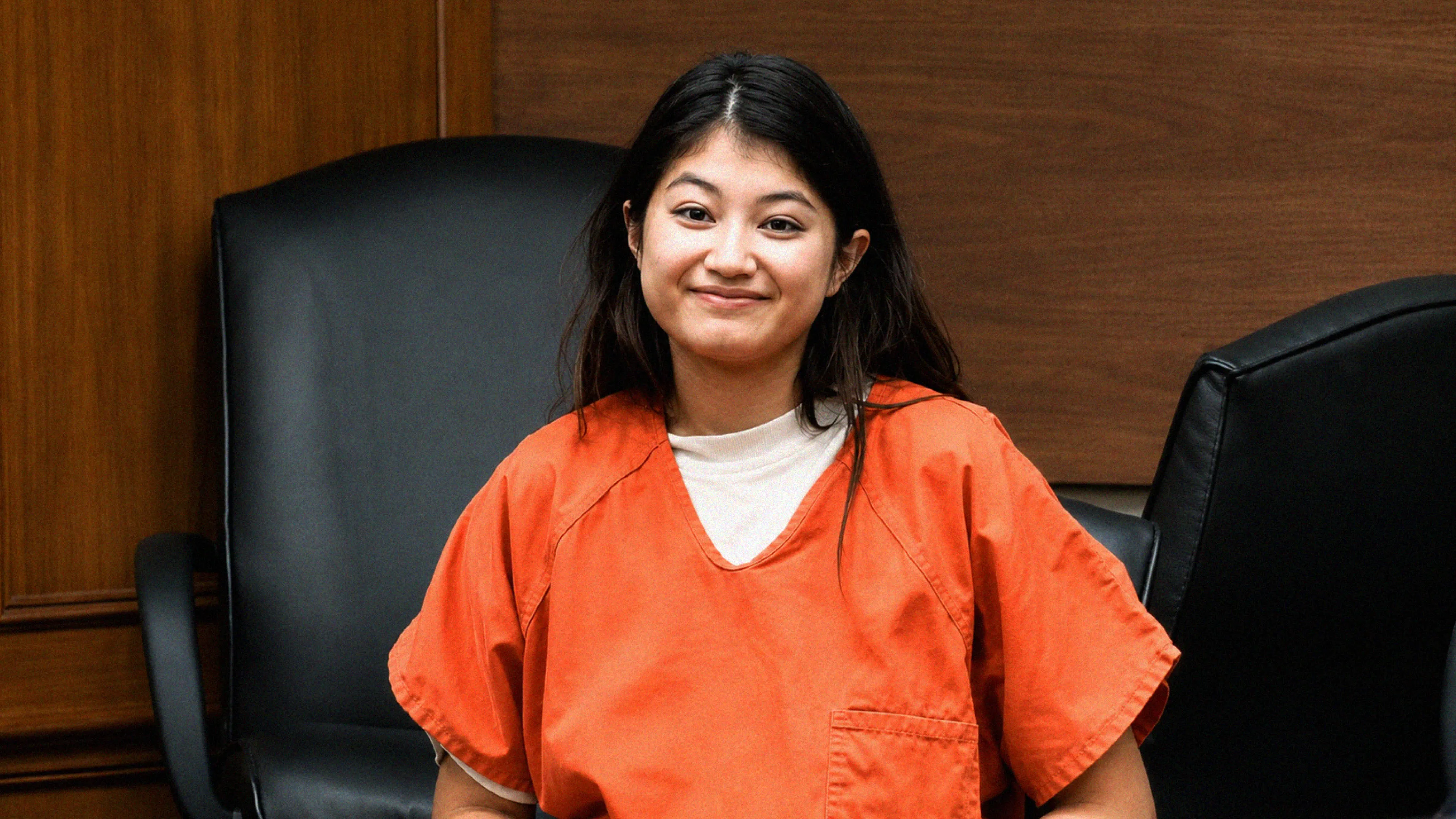 Isabella Guzman durante uma das audiências do julgamento no Colorado