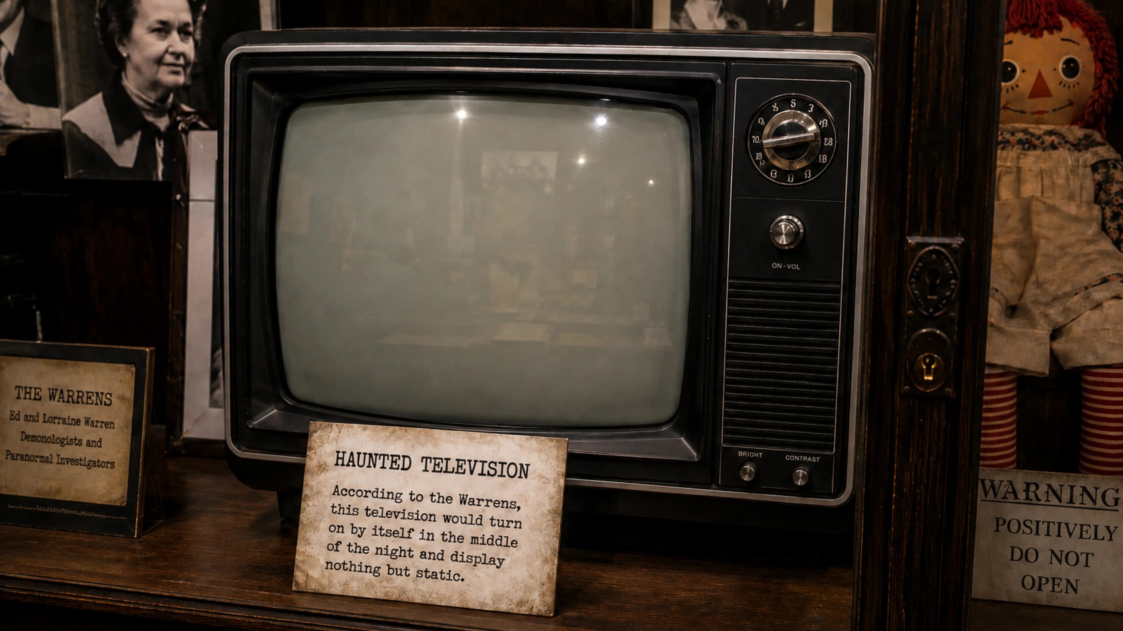 Imagem ilustrativa de uma televisão supostamente envolvida em manifestações paranormais