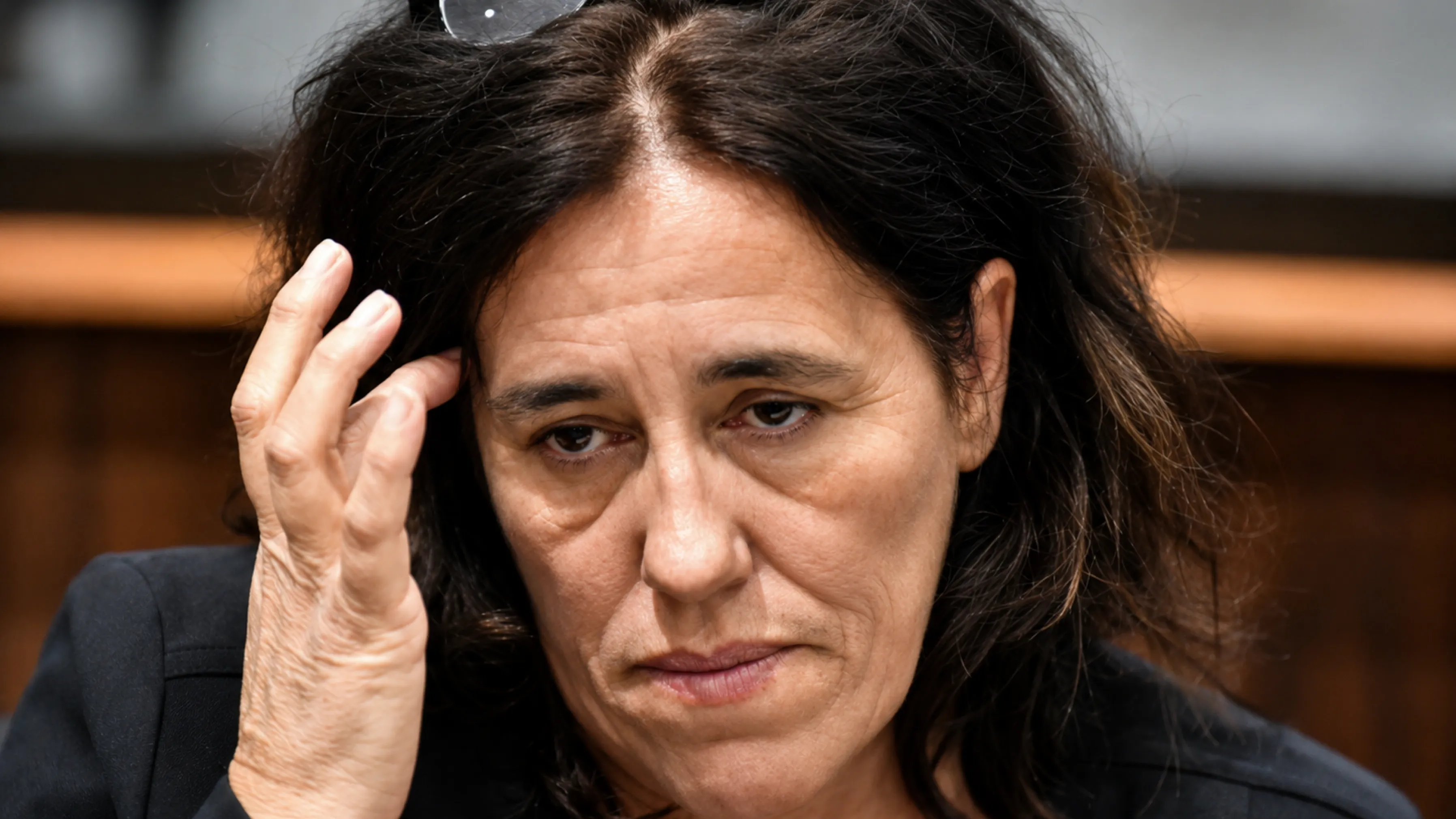 Rosa Maria Da Cruz durante julgamento em Portugal